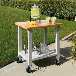 Seville Classics UltraHD Mobile Workstation Rolling Work Table Bench Workbench