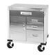 Seville Classics Ultrahd Rolling Cabinet Stainless Steel Top 4 Drawer + Cabinet