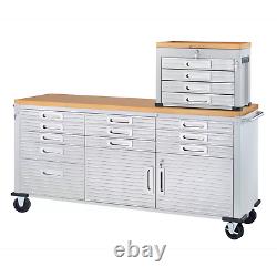 Seville Classics UltraHD Rolling Workbench with two door