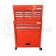 Sigma Roll Around 24 In. 8 Drawer Rolling Tool Box Storage Chest Cabinet Cart