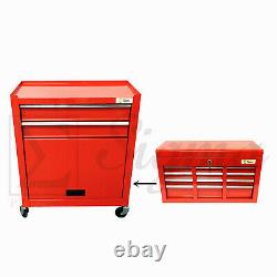 Sigma Roll Around 24 In. 8 Drawer Rolling Tool Box Storage Chest Cabinet Cart