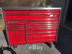 Snap On 11-Drawer Masters Series Double Bank Roll Cab Tool Box KRL1022BPJH Used