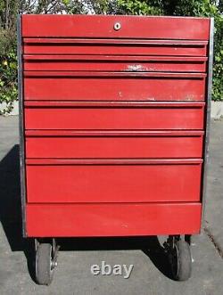 Snap On 52 Rolling Tool Chest Box 13 Drawer Toolbox Cabinet with Key