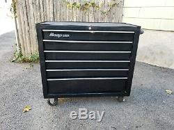 Snap On 7 Drawer Roll Cab Tool Storage Tool Box Black KRA2106FPC #