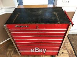 Snap On 8 Draw Rolling Wheeled Tool Box Red LOCAL PICKUP ONLY