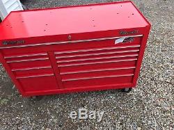 Snap On Classic 78 Roll Cab Tool Box Kra2411PBO Red Cabinet Drawers Chest KRA 96