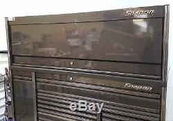 Snap-On EPIQ 76 KERP763B8 Toolbox with Top Hutch EPIC Gunmetal Roll Cabinet Chest