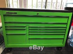 Snap-On Extreme Green 10 Drawer Roll Cab Tool Box Cart KRA2422 LOCAL PICKUP ONLY