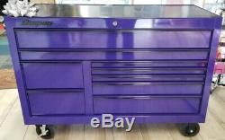 Snap On KCP2422BEG 55 9-Drawer Classic Rolling Tool Box Cabinet with Power Strip