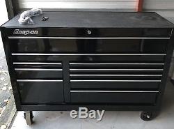 Snap-On KRA2422 Roll Cab Tool Box 54x24 Inch Gloss Black Excellent Condition