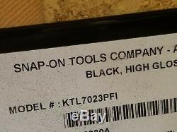 Snap On KTL7023 Rolling Tool Box Cabinet Black Triple Bank