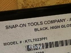 Snap On KTL7023 Rolling Tool Box Cabinet Black Triple Bank