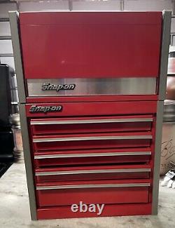 Snap-On Micro Roll Cab BOTTOM & TOP chest SET Mini Tool Box RED. Brand NEW