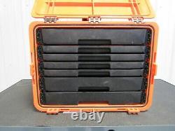Snap On Orange All Weather Rolling 7 Drawer Tool Chest Box