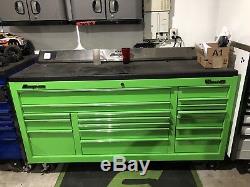 Snap On Roll Cab Tool Box Classic 96 Extreme Green