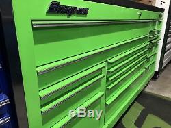 Snap On Roll Cab Tool Box Classic 96 Extreme Green