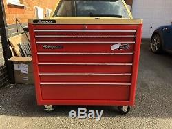 Snap On Roll Cab, Toolbox, Roll Chest, Box With Wooden Top Butchers Block