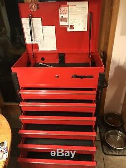 Snap-On Rolling Tool Box With With Top And 3 Drawers Full Of Only Snap On Tools