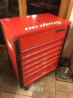 Snap-On Rolling Tool Box With With Top And 3 Drawers Full Of Only Snap On Tools