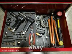 Snap-On Rolling Tool Cabinet Box LOADED WITH TOOLS Aircraft Mechanic A&P