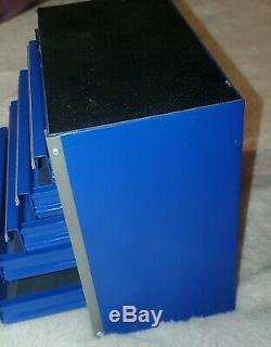 Snap On Royal Blue Mini Bottom Micro Roll Cab Tool Box Jewelry Box KMC922APCN
