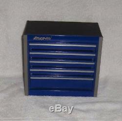 Snap On Royal Blue Mini Tool Box Roll Cab Bottom & Top Chest RARE Jewelry Box