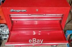 Snap On Tool Box/ Cabinet On Casters, 8 Drawer Roll Down Front 2 Keys Local P/u