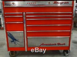 Snap On Tool Box Rolling Cabinet And Top Chest American Eagle Edition