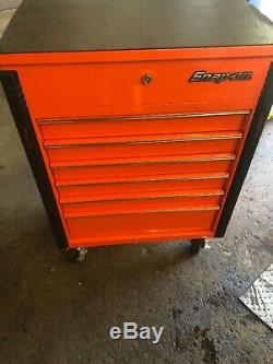 Snap On Tool Box Tool Cart Roll Cart KRSC326 in Electric Orange
