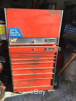 Snap On Tool Box Top And Bottom Roll Away Vintage