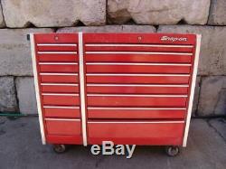 Snap On rolling tool box chest good condition 50 wide 22 deep 44 tall