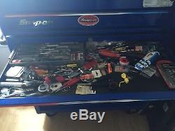 Snap-On tool box bottom roll cab with top chest WITH LOTS OF TOOLS