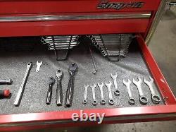 Snap on 58 roll cab tool box, 13 drawer with ball bearing slides tools included