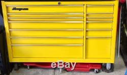Snap on KRA Series Toolbox Chest and Roll Cab Yellow