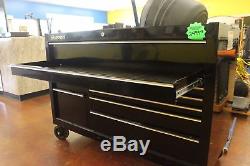 Snap-on KRA2422PC Roll Cab Classic Double Bank 10 Drawers Gloss Black Tool Box