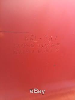 Snap on Tool Box Genuine Original Red 54 Long 24 Deep 40 Tall Roll Cart Chest
