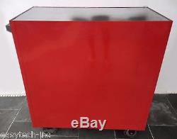 Snap on Toolbox Red Roll Cab KR657B Bottom Tool Box 7 drawers, ready to work