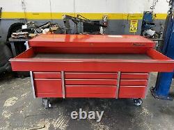 Snap on tool box 72 15-Drawer Triple-Bank Masters Series Roll Cab (Red)