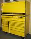 Snapon Yellow Krl1022 Toolbox Roll Cab With Stainless Top Workstation Riser Hutch