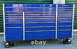 Snapon Snap-on KRL1003 Royal Blue Rolling Tool Box Cabinet Heavy Duty 23 Drawers