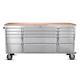 Stainless Steel Rolling Tool Chest Cabinet 72tool Storage Box Work Station P8w0