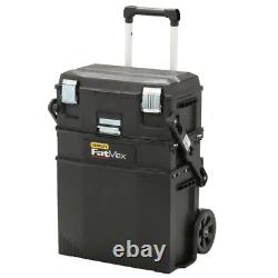 Stanley 22 4-in-1 Cantilever Mobile Tool Box Heavy duty rubber coated Durable
