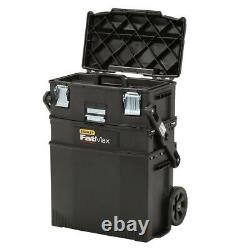 Stanley FATMAX 22 in. 4-in-1 Cantilever Tool Box Mobile Work Center Storage