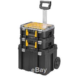 Stanley Organizer Rolling-Wheel Portable Toolbox Cart Chest Tool-Storage-Box
