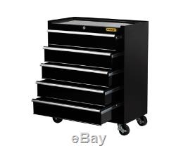 Stanley Rolling Tool Cabinet Metal Utility Chest 5 Drawers Box Storage Organizer
