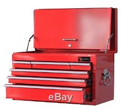 Steel Rolling Red 26 Top Tool Chest Portable Storage Mechanic Toolbox No Tax