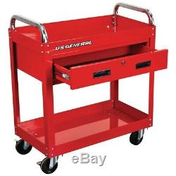 Steel Rolling Tool Cart Box Locking Storage Drawer Chest Mechanic WorkShop Auto