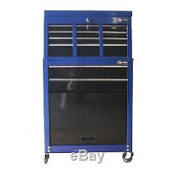 Steel Rolling Tool Chest Portable Storage Cabinet Mechanic Toolbox Cart No Tax