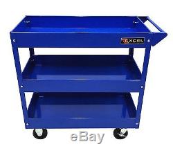 Steel Tool Cart Rolling Storage Box Garage Drawer Cabinet Chest Utility Mechanic