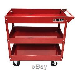Steel Tool Cart Rolling Storage Box Garage Drawer Cabinet Chest Utility Mechanic